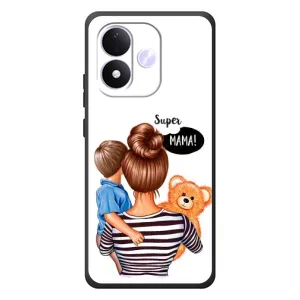 Чохол з друком для Xiaomi Redmi Note 17 - (Мама з дитинкою) (AlphaPrint) (Мама з синочком)