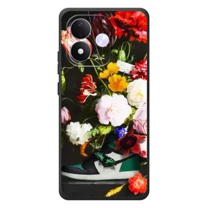 Бренднові Чохли для Xiaomi Redmi Note 17 - (PREMIUMPrint) (Nike цветы)