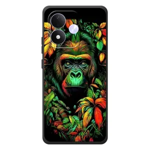 Чехол с Обезьянами Xiaomi Redmi Note 17 - (AlphaPrint) (Обезьяна в тропиках)