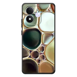 Мраморний чехол на Xiaomi Redmi Note 17 (VPrint) (Радужний Мрамор)