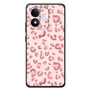 Чохол з розовим принтом для Xiaomi Redmi Note 17 (Рожевий леопард)