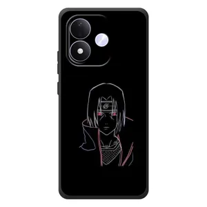 Чехлы на тему: Итачи Учиха для Xiaomi Redmi Note 17 (AlphaPrint) (силуэт Итачи)
