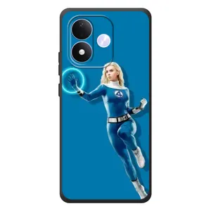 Чехол с принтом Фантастическая четверка для Xiaomi Redmi Note 17 (Сью Сторм полет)