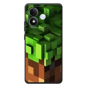 Чохол Майнкрафт на Xiaomi Redmi Note 17 (AlphaPrint) Minecraft (текстура Майнкрафт)