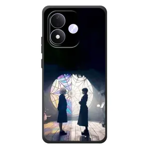 Чехлы Венсдей на Xiaomi Redmi Note 17 Уэнсдей (AlphaPrint) (Уэнздей и Инид)