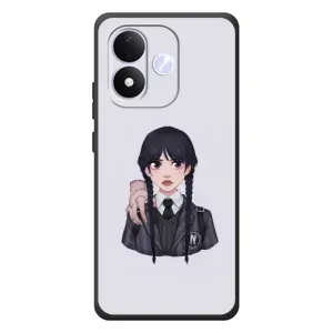 Чехлы Венсдей на Xiaomi Redmi Note 17 Уэнсдей (AlphaPrint) (Уэнздей и Вещь)
