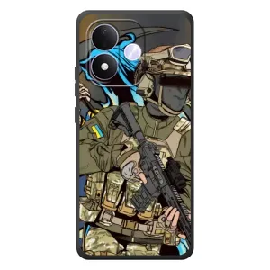 Чехлы с картинкой ЗСУ для Xiaomi Redmi Note 17 (AlphaPrint) (Воїн ЗСУ)