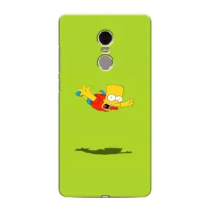 Чjхол з Сімпсонами для Xiaomi Redmi Note 4 (VPrint) (Барт Сімпсон)