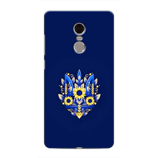 Чехол с принтом «Цветочный Герб» для Xiaomi Redmi Note 4