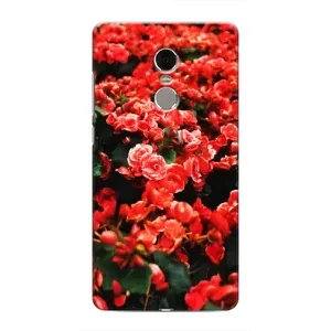 Чехлы с Цветами для Xiaomi Redmi Note 4 (VPrint) (Цветы красные)