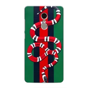 Чехлы ГУЧЧИ для Редми Нот 4 (AlphaPrint) (Gucci змия)