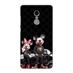 Чехол Disney Mouse Xiaomi Redmi Note 4 (PREMIUMPrint) (Семья Маусов)