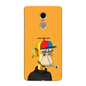 Чехлы с Обезьянами NFT для Xiaomi Redmi Note 4 (AlphaPrint) (Скучающая Обезьяна NFT)