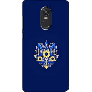 Чохли для Xiaomi Redmi Note 4X Укр. Символіка (AlphaPrint) (Квітковий Герб)