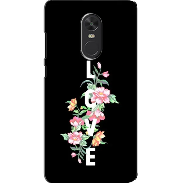Чехол с принтом «Цветы LOVE» для Xiaomi Redmi Note 4X