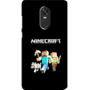 Чохол Майнкрафт на Xiaomi Redmi Note 4X (AlphaPrint) Minecraft (герої Minecraft)