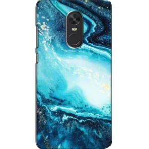 Мраморний чехол на Xiaomi Redmi Note 4X (VPrint) (Блакитний мрамор)