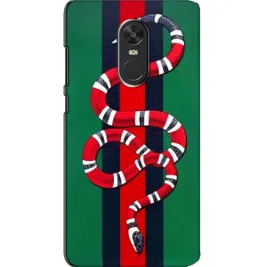 Чехлы ГУЧЧИ для Сяоми Редми Ноут 4Х (AlphaPrint) (Gucci змия)