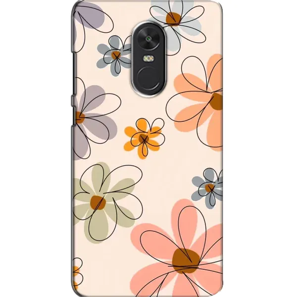 Чохол з принтом «Кольорові квіти» для Xiaomi Redmi Note 4X
