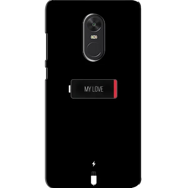 Чехол с принтом «Love battery» для Xiaomi Redmi Note 4X