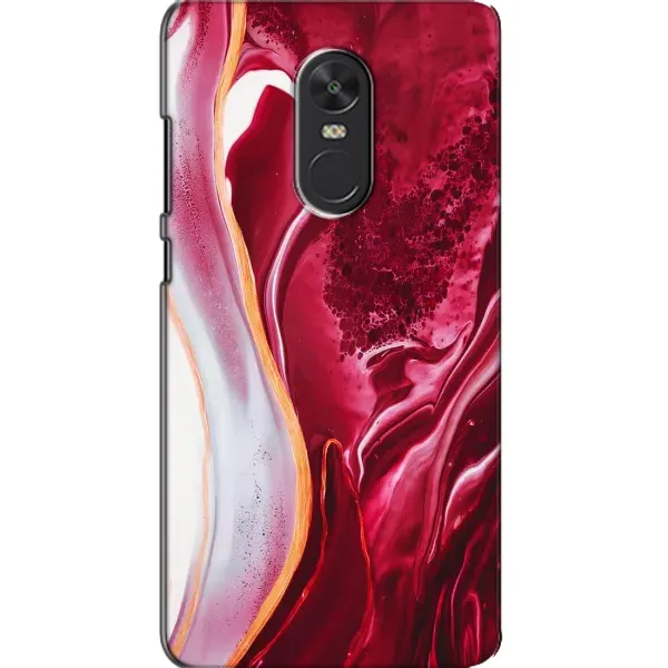 Чохол з принтом «Мрамор червоний» для Xiaomi Redmi Note 4X