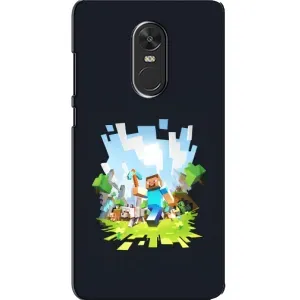 Чохол Майнкрафт на Xiaomi Redmi Note 4X (AlphaPrint) Minecraft (персонажі Minecraft)