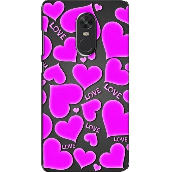 Чехол с принтом «Pink hearts» для Xiaomi Redmi Note 4X