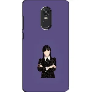 Чохли Венсдей на Xiaomi Redmi Note 4X Уенсдей (AlphaPrint) (Венздей у чорному)