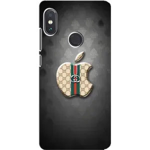 Чехлы ГУЧЧИ для Сяоми Редми Ноут 5 Про (AlphaPrint) (Apple gucci)