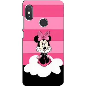 Эксклюзивный чехол для Xiaomi Redmi Note 5 Pro (AlphaPrint - Мультяшные) (Девочка Maus)