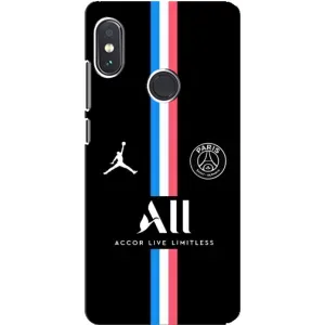 Чохли PSG для Xiaomi Redmi Note 5 Pro (AlphaPrint) (футболка ПСЖ)