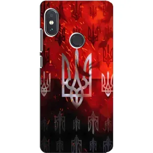 Украинские Чехлы для Xiaomi Redmi Note 5 Pro с картинкой УПА (AlphaPrint) (ГЕРБ УПА)