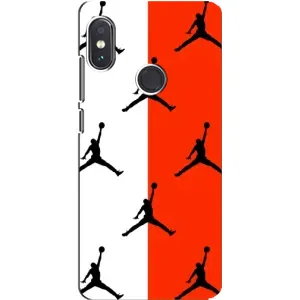 Чехлы для Xiaomi Redmi Note 5 Pro - с картинкой JORDAN (AlphaPrint) (Лого Джордан)