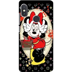Чехол Disney Mouse Xiaomi Redmi Note 5 Pro (PREMIUMPrint) (Минни peace)