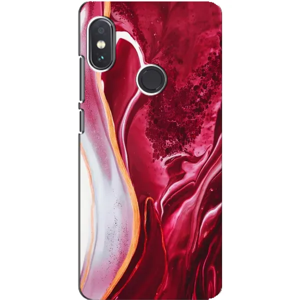 Чехол с принтом «Мрамор красный» для Xiaomi Redmi Note 5 Pro
