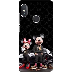 Чехол Disney Mouse Xiaomi Redmi Note 5 Pro (PREMIUMPrint) (Семья Маусов)