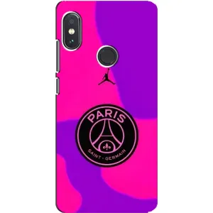 Чохли PSG для Xiaomi Redmi Note 5 Pro (AlphaPrint) (яскравий ПСЖ)