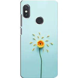 Чехлы с Цветами для Xiaomi Redmi Note 5 Pro (VPrint) (Желтый цветок)