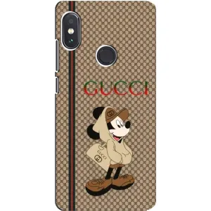 Чехлы ГУЧЧИ для Сяоми Редми Ноут 5 (AlphaPrint) (Mickey GUCCI)