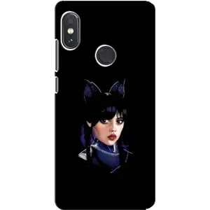 Чохли Венсдей на Xiaomi Redmi Note 5 Уенсдей (AlphaPrint) (серйозна Венздей)