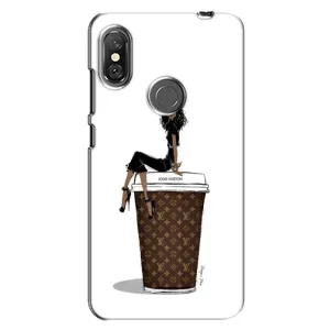 Чохли Луі Вітон для Xiaomi Redmi Note 6 Pro (AlphaPrint - LOUIS VUITTON) (кава LOUIS VUITTON)