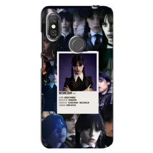 Чохли Венсдей на Xiaomi Redmi Note 6 Pro Уенсдей (AlphaPrint) (колаж Венздей)