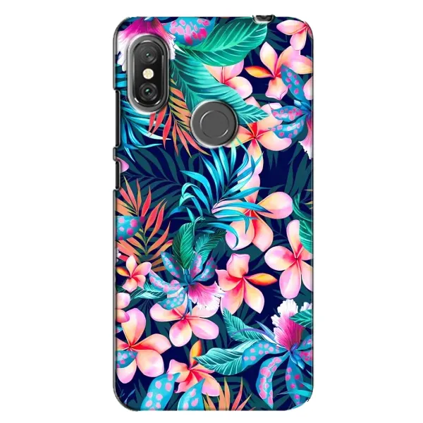 Чехол с принтом «Красочные цветы» для Xiaomi Redmi Note 6 Pro