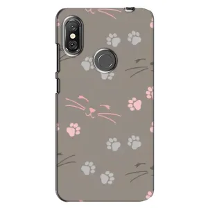 Чохол з малюнком кіт на Xiaomi Redmi Note 6 Pro (Лапи і вуса)