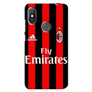 Чохли для Xiaomi Redmi Note 6 Pro (VPrint) - Футбольні клуби (Milan)