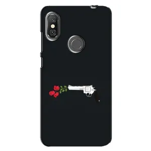 Чехлы (ART) Цветы на Xiaomi Redmi Note 6 Pro (VPrint) (Неожиданные цветы)