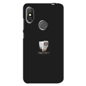 Чохол Майнкрафт на Xiaomi Redmi Note 6 Pro (AlphaPrint) Minecraft (Овечка Майнкрафт)