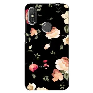 Чехлы с Цветами для Xiaomi Redmi Note 6 Pro (VPrint) (Розочки)