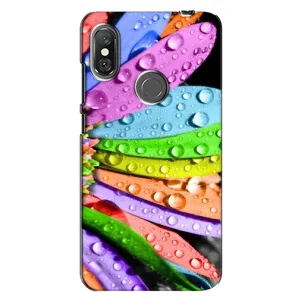 Чехлы (ART) Цветы на Xiaomi Redmi Note 6 Pro (VPrint) (Семицветик)