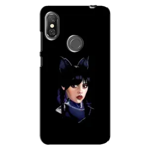 Чохли Венсдей на Xiaomi Redmi Note 6 Pro Уенсдей (AlphaPrint) (серйозна Венздей)